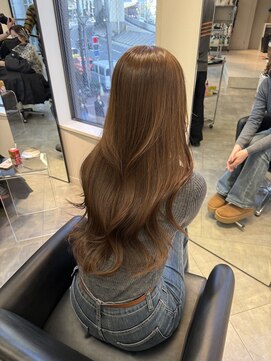 ルル(Lulu) 梅田/ブラウン/ベージュ/レイヤー/前髪カット/縮毛矯正/髪質改善