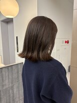 ローレンアオ(LOREN AO)&nbsp;【LOREN AO】オリーブベージュ/切りっぱなしボブ