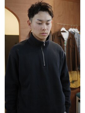 エディ(Edy) メンズ刈り上げツイストスパイラルパーマスパイキーショート岡山