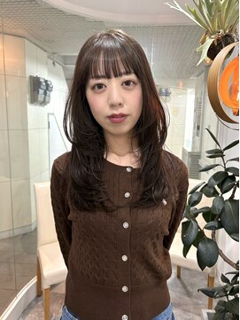 リノバイホヌア(Lino by hoNua.) 大人レイヤー×髪質改善ヘーゼルベージュ