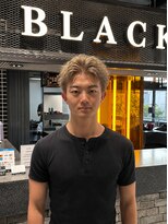 ブラック(BLACK) スパイキーショート/ハイトーンカラー/ハイトーンスパイキー