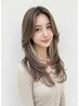 【チラ見せで垢抜け♪】韓国インナーカラー＋カット＋艶TR