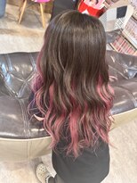 ルーナヘアー(LUNA hair)&nbsp;インナーカラー/ピンク/キッズ/カット/カラー/ブリーチ10代20代