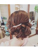 キレイめロングアップアレンジ【ヘアアレンジ　立川/立川南/袴】