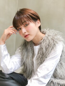 テイラー(Taylor) 【Taylor 】大宮 大人ショート×オレンジブラウン