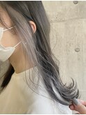 シルバーインナーカラー☆