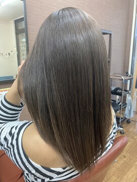 ヘアーサロン カラー 色彩店(COLOR) ブリーチなしミルクティーグレージュ