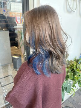 ルーツ(Roots) goro インナーカラー/ことりベージュ/ツートーンカラー