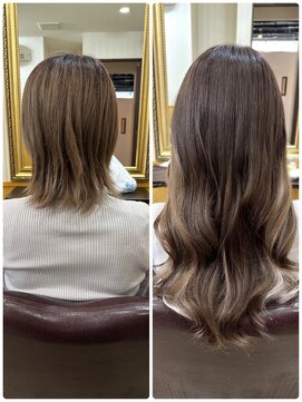 ルーム(Room) ショートウルフ→ロング/カラー＋シールエクステ80枚