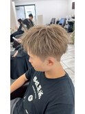 ホワイトベージュショート