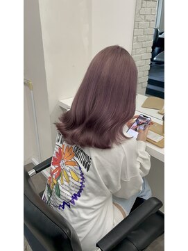 リアン バイ キートス(Lien by kiitos) ピンクグレージュ/ハイトーンカラー/ミルクティーベージュピンク