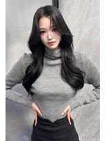 ランズ(LANDS)&nbsp;アッシュカラーワンホンヘア 【韓国ヘア 大阪 梅田】