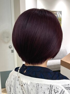 ローネス ギンザ(LONESS ginza) 丸みショートピンクラベンダー髪質改善トリートメント銀座◎