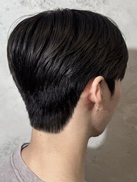 ノラ ヘアーサロン(NORA HAIR SALON) 韓国シースルーマッシュカルマパーマダウンパーマ黒髪マッシュ