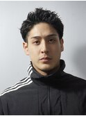 ソフトツイストアップバング