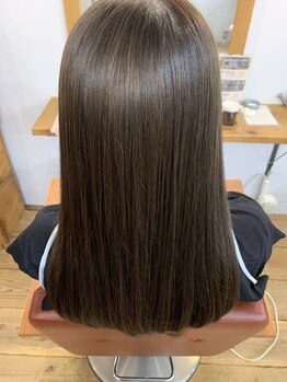 ノルン(norn.)の写真/髪の広がりやクセが気になる方にオススメ！縮毛矯正で髪のお悩みを解決◎自然で柔らかなストレートヘアに☆