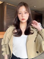 ロンド ラマ 岐阜(Lond bla-ma)&nbsp;大人韓国くびれヘア/顔周りレイヤー/グレージュ