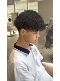 大人波巻きパーマ
