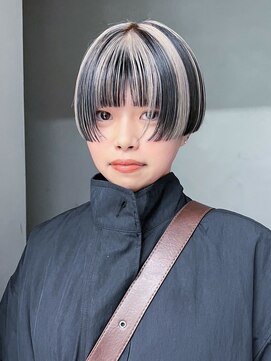 アルバム 池袋(ALBUM) 顔周りレイヤーデザインカラーフェイスフレーミング_ba540722