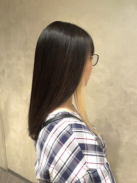 モッズ ヘア みなとみらい店(mod's hair) 『ロングヘア&イヤリングカラー』桜木町/みなとみらい