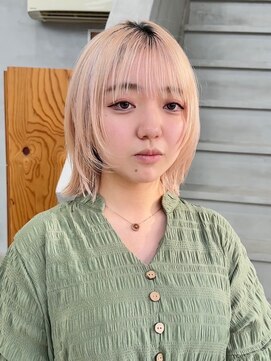 ユーラボラトリー(U LABORATORY) ブロンドボブウルフ【群馬/太田】