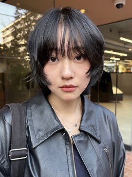ノラ ヘアーサロン(NORA HAIR SALON) 顔まわりレイヤーボブショートボブレイヤーミニボブウルフ