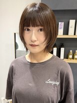 ラミエバイメルト 下北沢(lamie by melt) 花田/ボブレイヤーショート顔周り下北沢韓国オリーブグレージュ