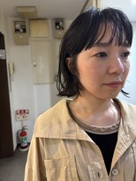 ヘアアンドスペース ベロン(hair&space velon) 外ハネボブ