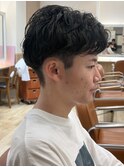 清潔感ショートパーマ