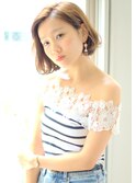 ■MUSEUM■柔らかレイヤーのワンレンボブ♪