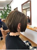 小顔ショートボブ