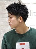 【ヨシザワ横浜】30代くせ毛風ビジカジナチュラルアップバンク
