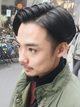 バイフィフス 原宿/表参道(by fifth) センターパートメンズマッシュパーマニュアンスパーマ刈り上げ