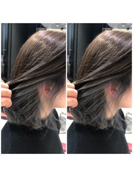 アース 南行徳店(HAIR&MAKE EARTH) ハイグレージュインナーカラー