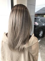 ナンバー(number+)&nbsp;20代30代ハイライトバレイヤージュブリーチ立体感透け感