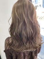 シェノン 梅田(CHAINON)&nbsp;前髪小顔カット×くびれミディ×ラベンダーミルクティーカラー