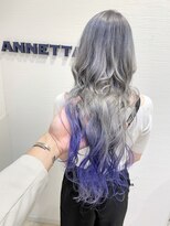 ケンジ 平塚 アネッタ(KENJE annetta)&nbsp;《かわいいよりもかっこいい》プラチナシルバー×コバルトブルー