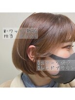 ワット 原宿店(W)&nbsp;W-ワット-原宿店＊パッツンとボブ×レッドブラウン