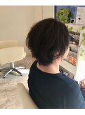 くせ毛/ショート