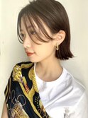 【横顔までも完璧】小顔みせミニボブ