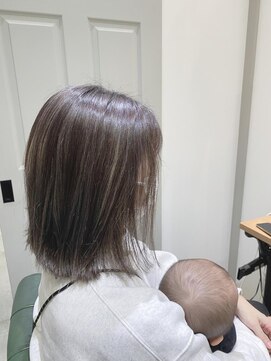 リールヘア 千早店(rire hair) ボブ×ハイライト