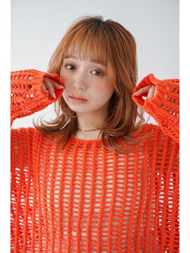 シェル 立川(shell) ★大人かわいいワンカールグレージュカラーココアベージュロング