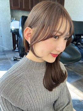 ザシー おおたかの森(The C) 骨格矯正顔まわりカットおくれ毛シースルーバング