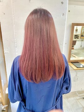 シエン 恵比寿(CIEN) ピンクカラー/ロングスタイル/レイヤースタイル/ハイトーン