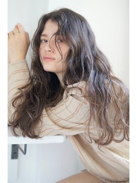 パール(PearL) 【PearL】ニュアンスロングパーマ/ウェーブパーマ/小顔パーマ