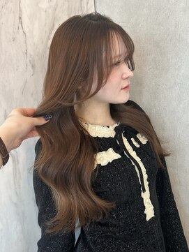ルームバイシー 新宿(Loom. by Sea) 小顔に見える顔まわりカット×ダブルカラー