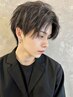 【立体×動き】メンズカット＋パーマ＋メッシュハイライト 