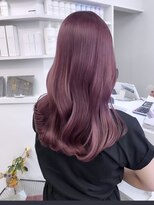 ペレ 栄店(PELE)&nbsp;韓国 くびれロング レイヤー ワンホンヘア 小顔前髪