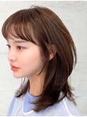 多毛でも軽さを演出☆ミディアムレイヤー