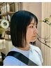 カット+アディクシーカラー+前処理トリートメント